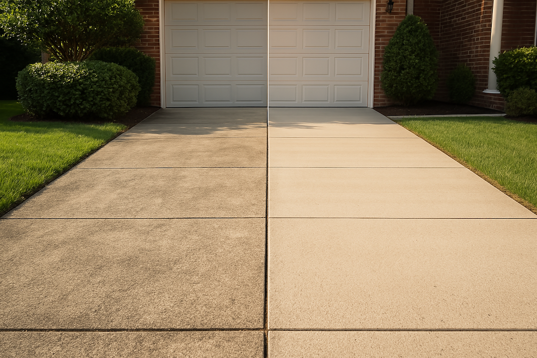 Professional Driveway Washing and Sealing Performed in Richfield, Ohio